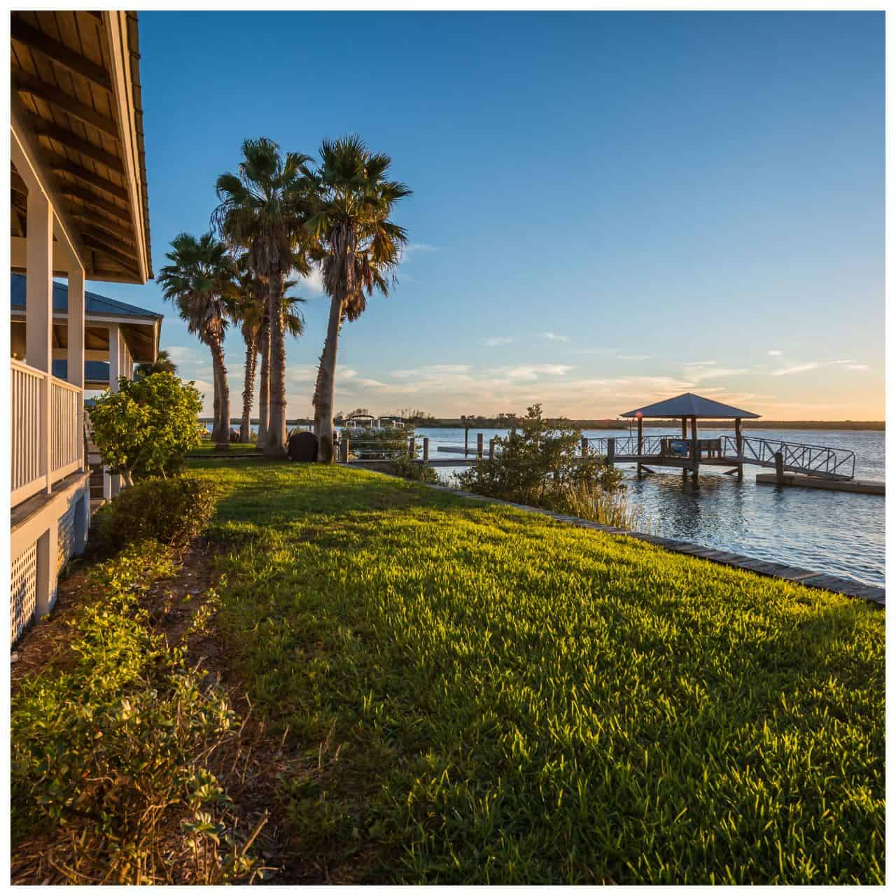 Waterfront View and dock